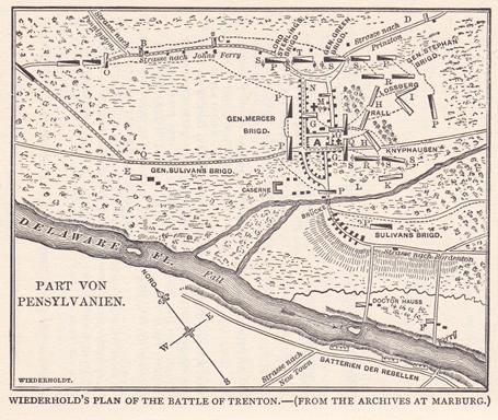 Wiedhold's Plan Of The Battle Of Trenton.